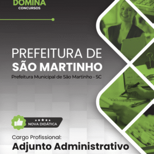 Apostila Adjunto Administrativo São Martinho SC 2026