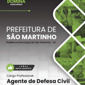 Apostila Agente de Defesa Civil São Martinho SC 2026