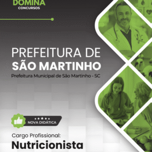 Apostila Nutricionista São Martinho SC 2026
