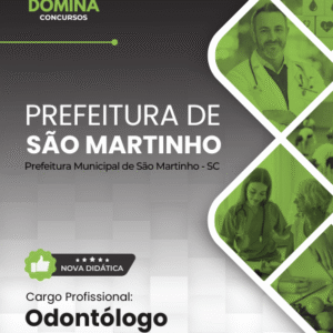 Apostila Odontólogo São Martinho SC 2026