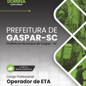 Apostila Operador de ETA Gaspar SC 2026