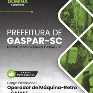 Apostila Operador de Máquinas Gaspar SC 2026