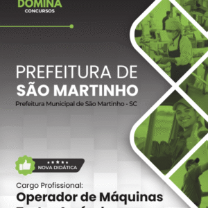 Apostila Operador de Máquinas Agrícola São Martinho SC 2026