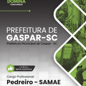 Apostila Pedreiro Gaspar SC 2026