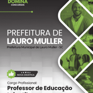 Apostila Professor de Educação Infantil Lauro Muller SC 2026