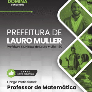 Apostila Professor de Matemática Lauro Muller SC 2026
